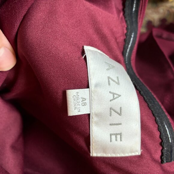 Azazie Nicolina Dress in Cabernet - Picture 4 of 4